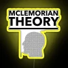 alt text: Neon Sign for Mclemorian Theories with RGB Lighting and Yellow Hue