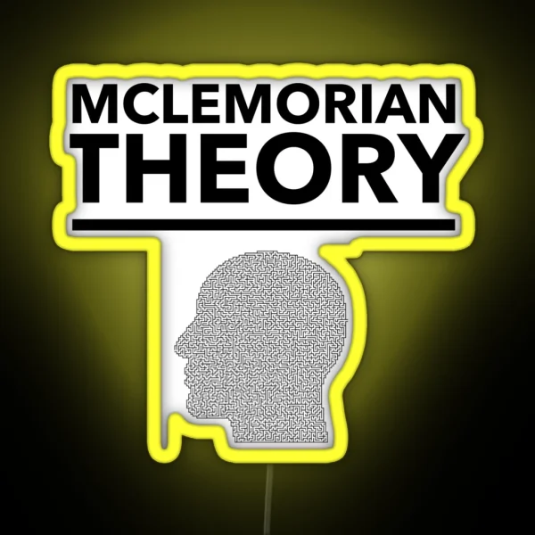 Mclemorian Theories RGB Neon Sign