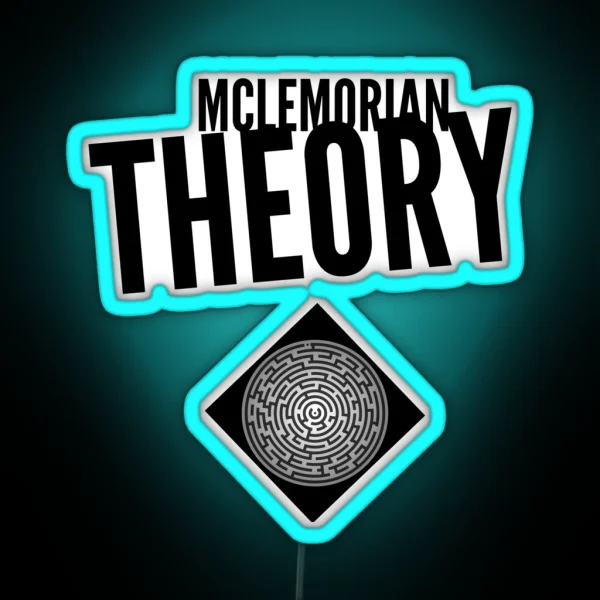 Mclemorian Theory Diamond Maze RGB Neon Sign