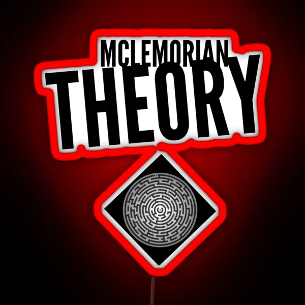 Mclemorian Theory Diamond Maze RGB Neon Sign