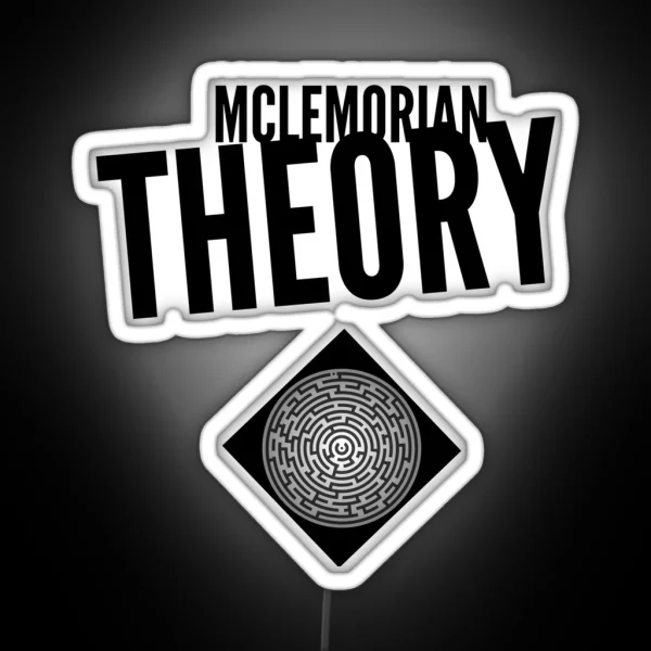 Mclemorian Theory Diamond Maze RGB Neon Sign
