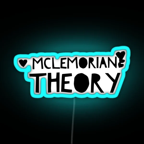 Mclemorian Theory Hearts RGB Neon Sign