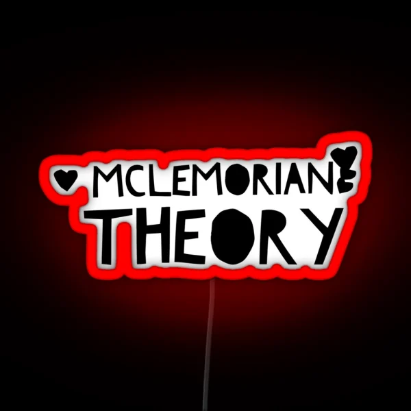 Mclemorian Theory Hearts RGB Neon Sign