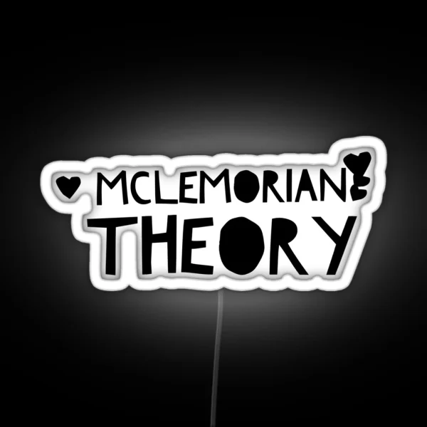 Mclemorian Theory Hearts RGB Neon Sign