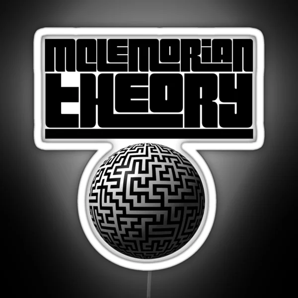 Mclemorian Theory Maze Globe RGB Neon Sign