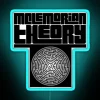 RGB Neon Sign Displaying "Mclemorian Theory Maze" in vibrant glowing colors
