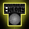 McLemorian Theory - Neon Maze Sign in Vibrant Yellow RGB Colors
