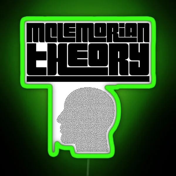 Mclemorian Theory Mind Maze RGB Neon Sign