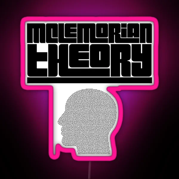 Mclemorian Theory Mind Maze RGB Neon Sign