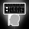 RGB neon sign displaying 'McLemorian Theory - Mind Maze' in vibrant colors.
