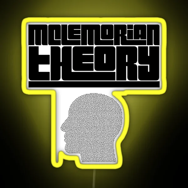 Mclemorian Theory Mind Maze RGB Neon Sign