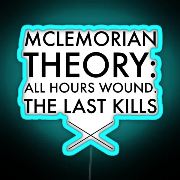 Mclemorian Theory Tats RGB Neon Sign