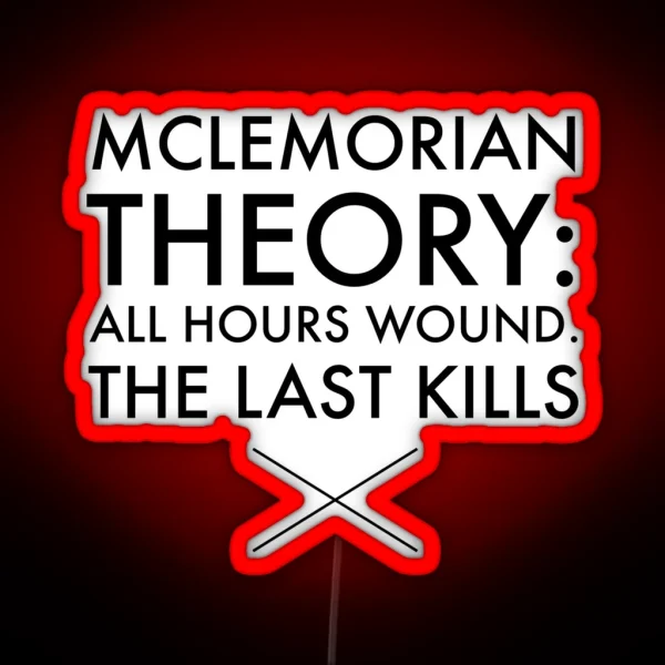 Mclemorian Theory Tats RGB Neon Sign