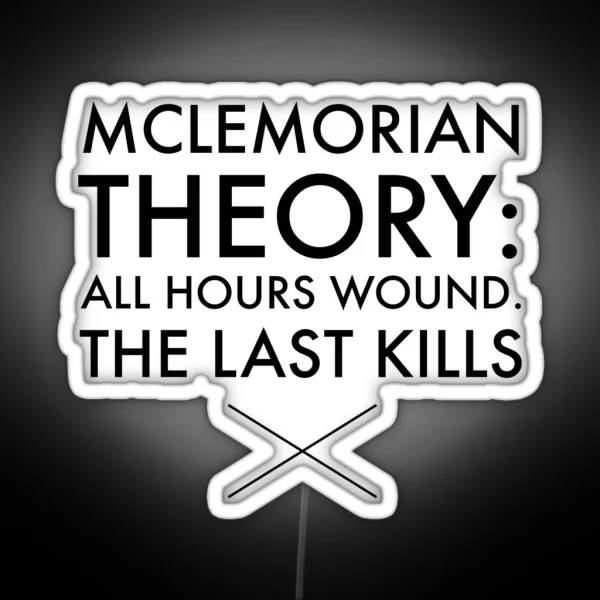 Mclemorian Theory Tats RGB Neon Sign