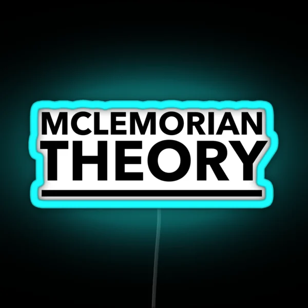 Mclemorian Theory Underline RGB Neon Sign