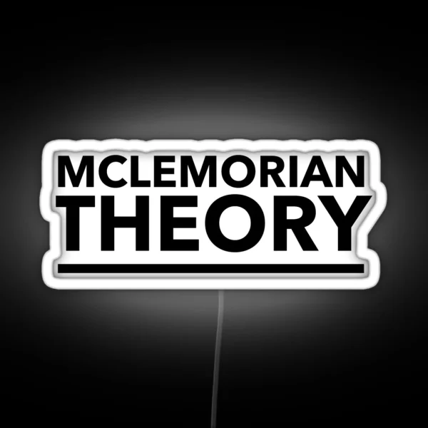 Mclemorian Theory Underline RGB Neon Sign