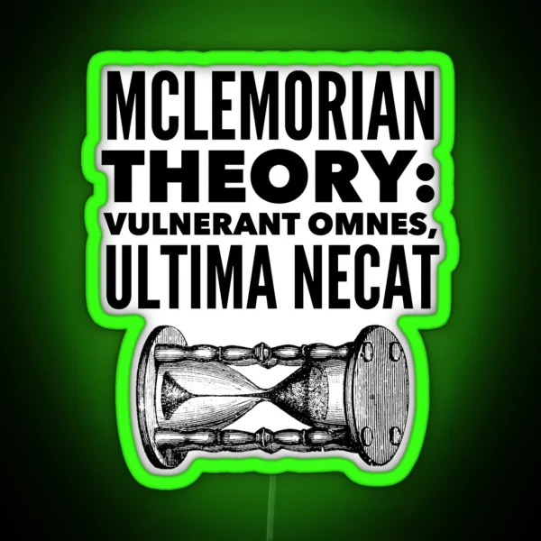 Mclemorian Theory Vulnerant RGB Neon Sign