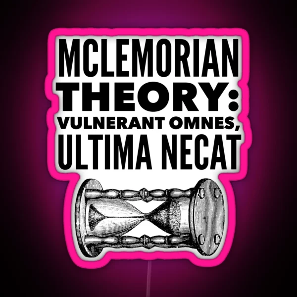 Mclemorian Theory Vulnerant RGB Neon Sign