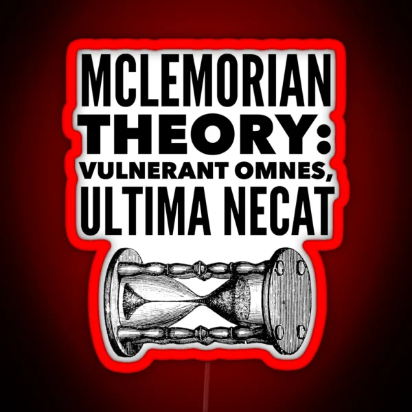 Mclemorian Theory Vulnerant RGB Neon Sign
