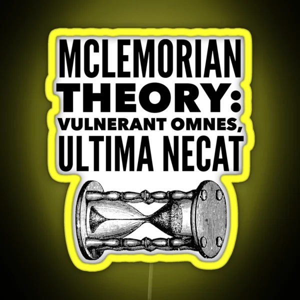 Mclemorian Theory Vulnerant RGB Neon Sign