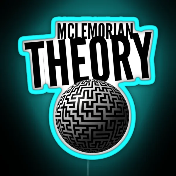 Mclemorian Theory Worldly Labyrinth RGB Neon Sign