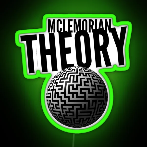 Mclemorian Theory Worldly Labyrinth RGB Neon Sign