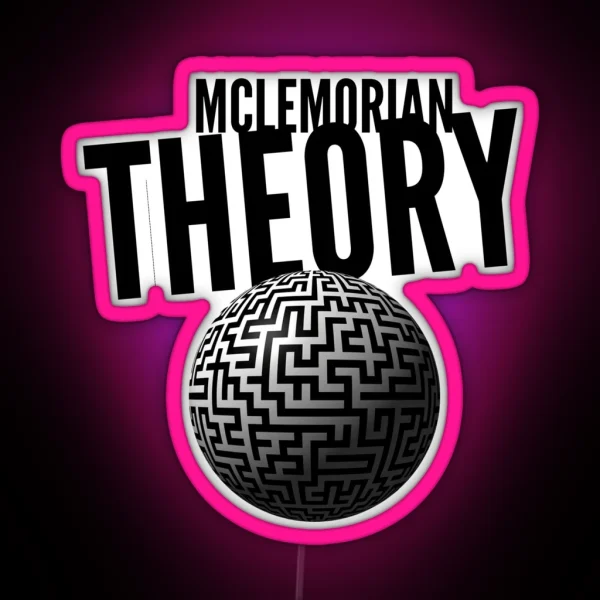 Mclemorian Theory Worldly Labyrinth RGB Neon Sign
