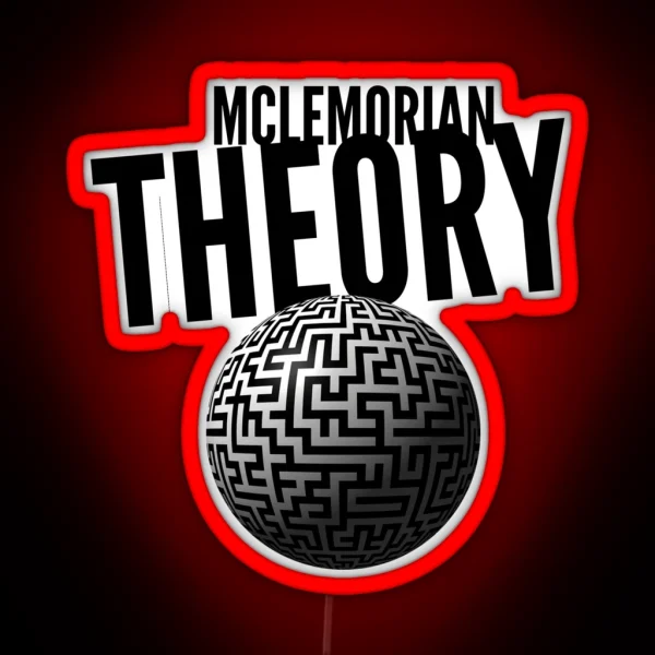 Mclemorian Theory Worldly Labyrinth RGB Neon Sign