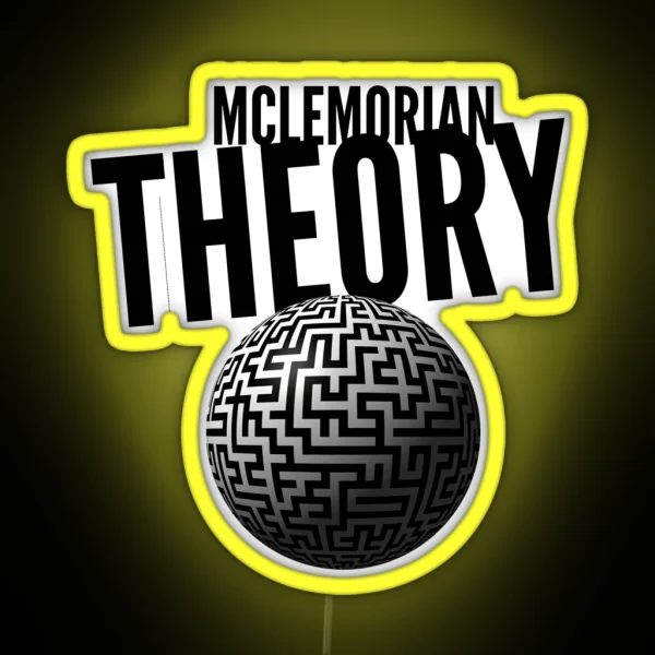Mclemorian Theory Worldly Labyrinth RGB Neon Sign