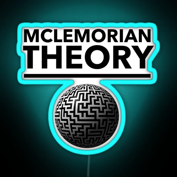 Mclemorian Theory Worldly Maze RGB Neon Sign