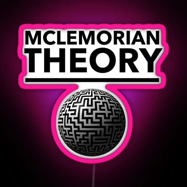 Mclemorian Theory Worldly Maze RGB Neon Sign