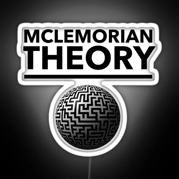 Mclemorian Theory Worldly Maze RGB Neon Sign