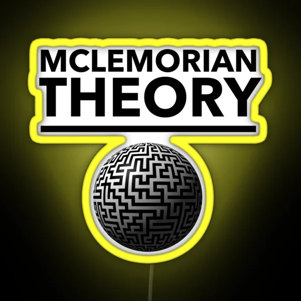 Mclemorian Theory Worldly Maze RGB Neon Sign