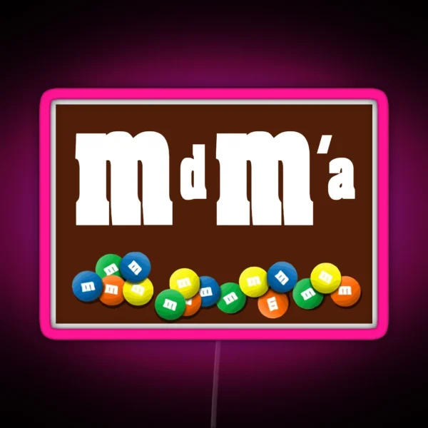 Mdmaandamp 39 S RGB Neon Sign