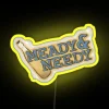 Mead LED RGB Neon Sign in Yellow Light | Model 41001