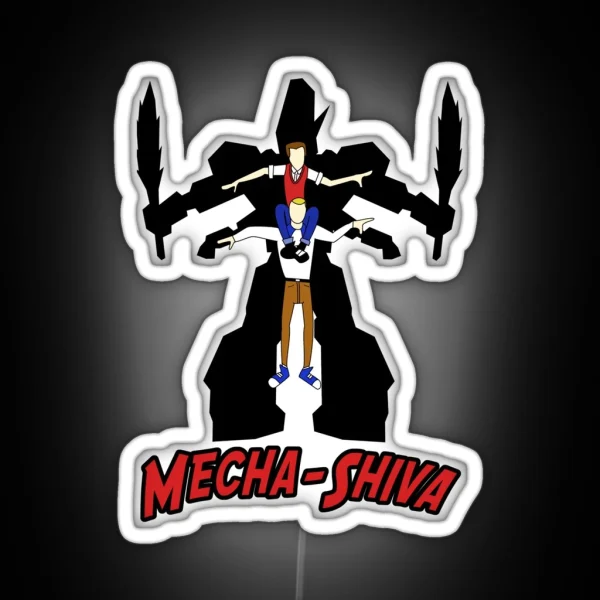 Mecha Shiva RGB Neon Sign