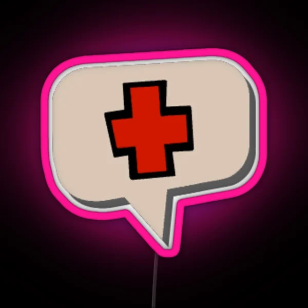 MEDIC Bubble Team Fortress 2 RGB Neon Sign