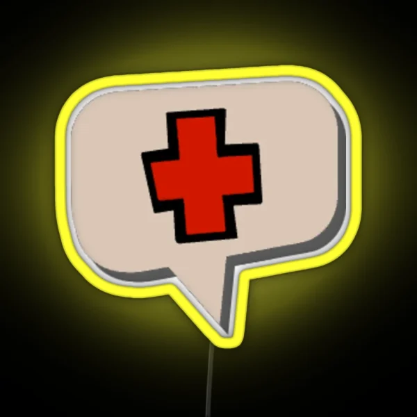 MEDIC Bubble Team Fortress 2 RGB Neon Sign