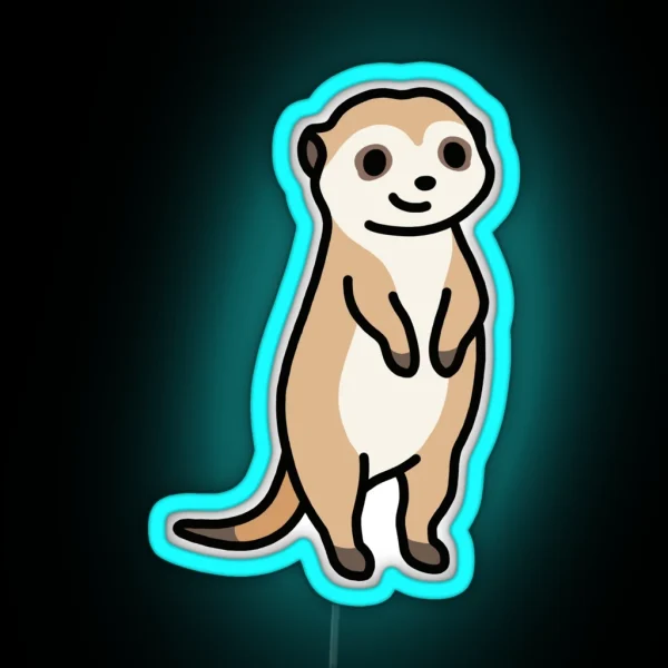 Meerkat RGB Neon Sign