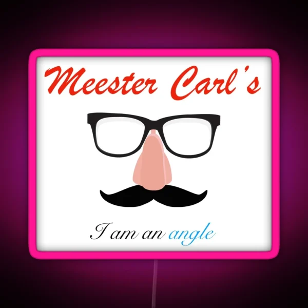 Meester Carl S I Am An Angle RGB Neon Sign