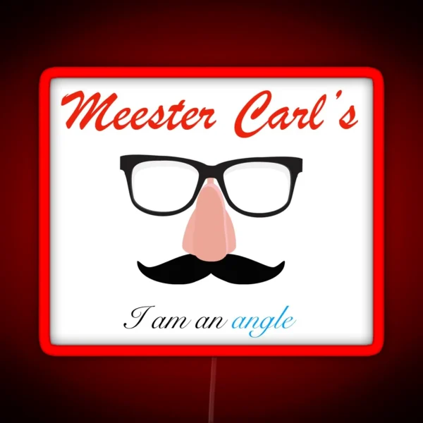 Meester Carl S I Am An Angle RGB Neon Sign
