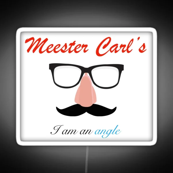 Meester Carl S I Am An Angle RGB Neon Sign