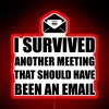 meeting email rgb neon sign red
