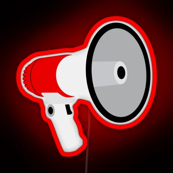 Megaphone RGB Neon Sign