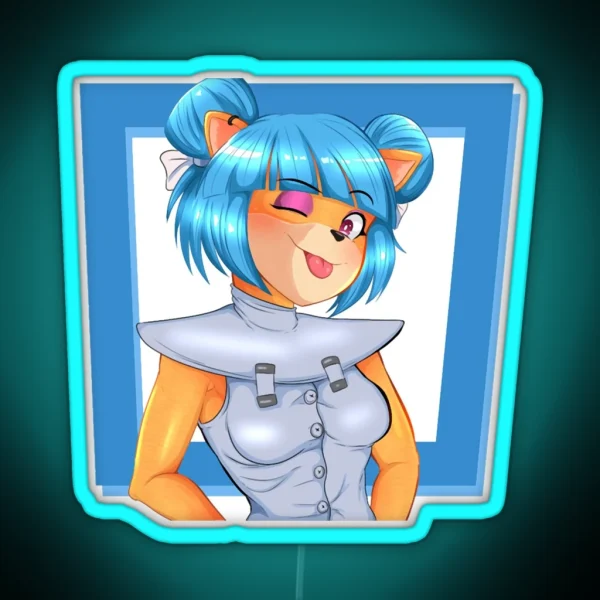 Megumi Bandicoot RGB Neon Sign