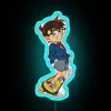 Detective Conan neon sign RGB blue.