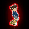 detective conan rgb neon sign red