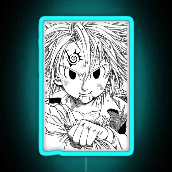 Meliodas Seven Deadly Sins Essent RGB Neon Sign