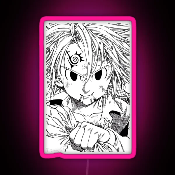 Meliodas Seven Deadly Sins Essent RGB Neon Sign