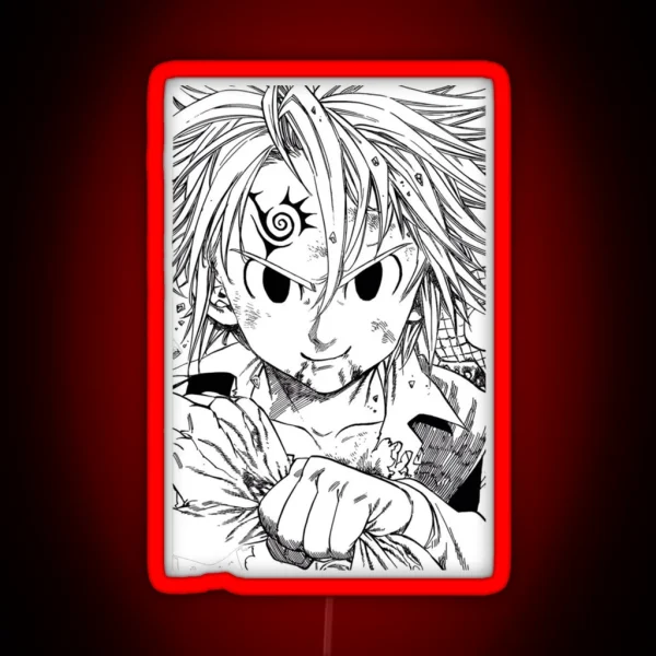 Meliodas Seven Deadly Sins Essent RGB Neon Sign
